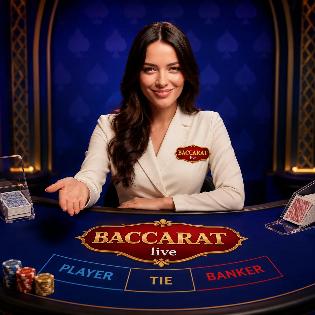 Play Live Baccarat for real money with dealers